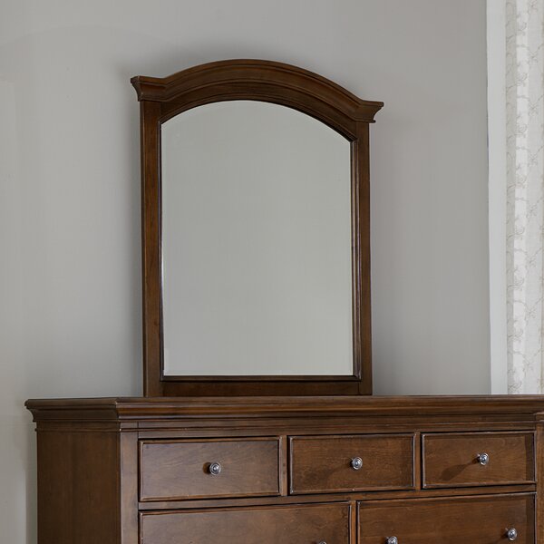 Javin Traditional Arched Dresser Mirror by Harriet Bee