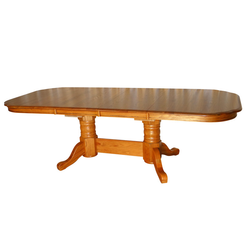 Red Barrel Studio Tyrell Solid Oak Wood Dining Table Wayfair Red Barrel Studio Tyrell Solid Oak
