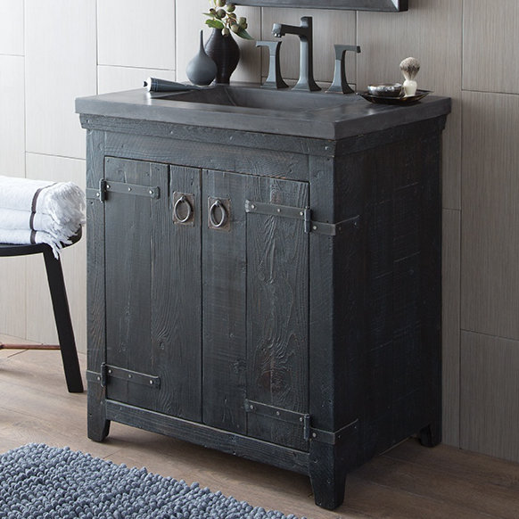 Americana 30.5 Anvil Vanity Set with Integrated Sink by Native Trails, Inc.