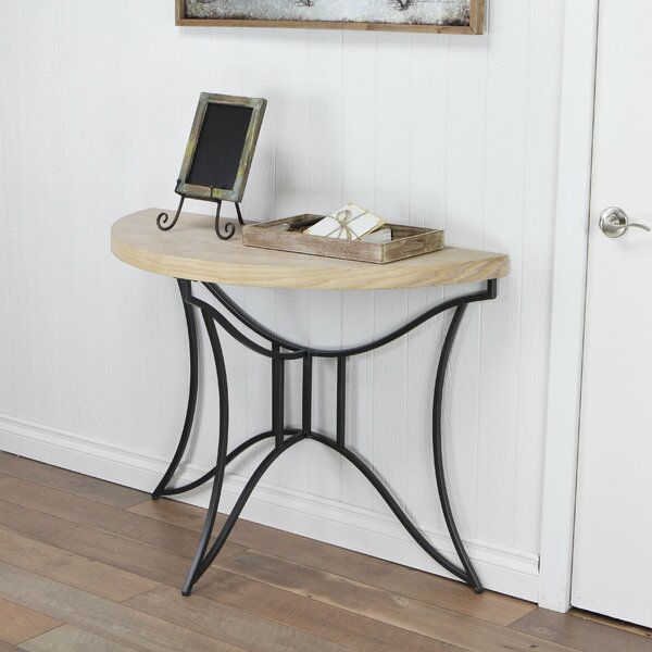 Prichard Top Half Round Console Table By Gracie Oaks