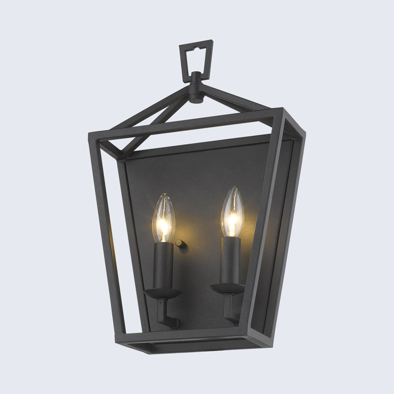 Metro Old World Charm 2-Light Dimmable Candle Wall Light