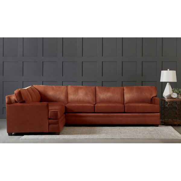Leather Sectional By Wayfair Custom Upholstery™