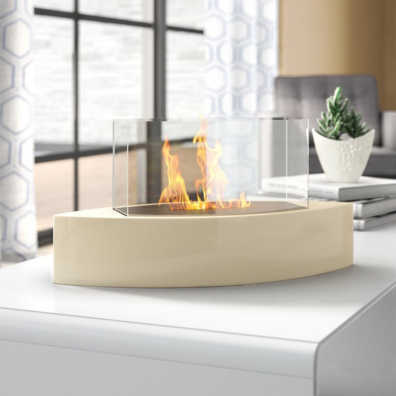 Orren Ellis Craddock Bio Ethanol Tabletop Fireplace Reviews