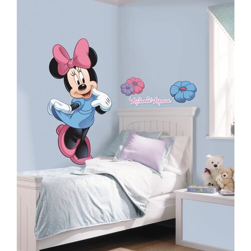 Room Mates Mickey And Friends Minnie Mouse Wall Decal Reviews Wayfair