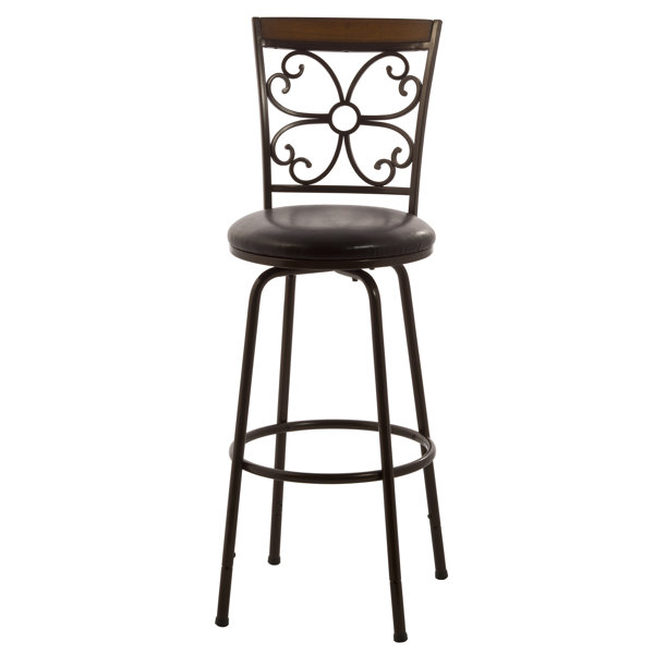 Garrison Adjustable Height Swivel Bar Stool by Hillsdale Furniture