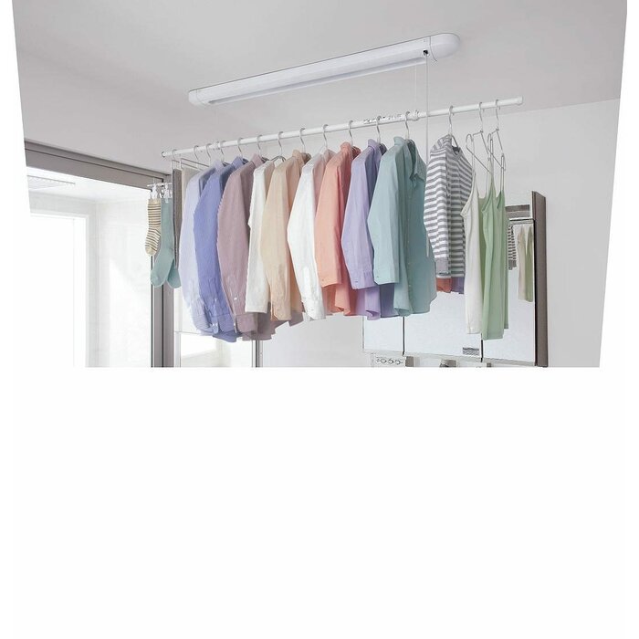 Clothes Drying System Ceiling Mount Rod