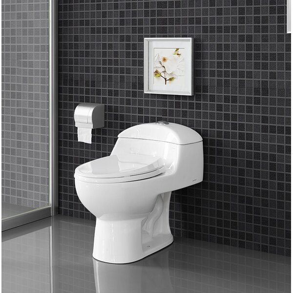 Chateau® Dual Flush Elongated One-Piece Toilet (Seat Included) by Swiss Madison