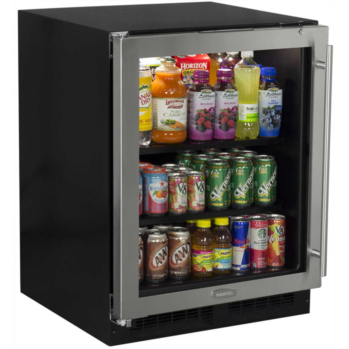 Marvel Low Profile 95 Can 24 Undercounter Beverage Refrigerator