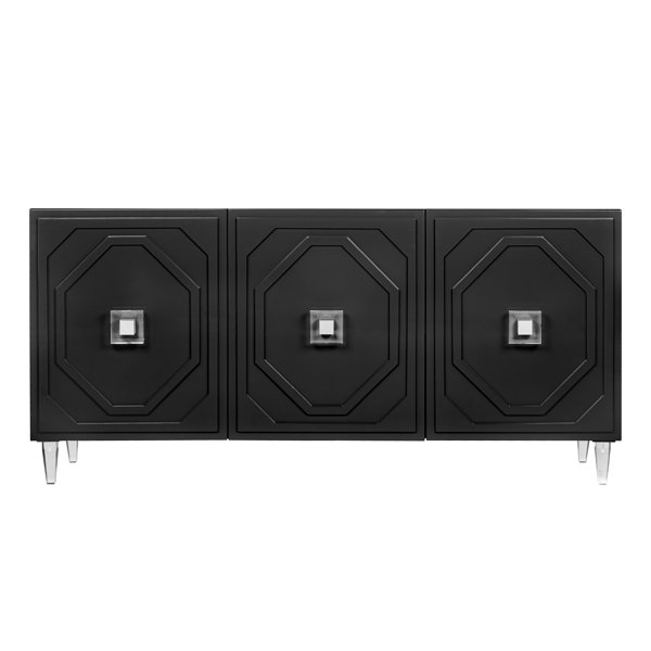 Modern Contemporary Black Lacquer Buffet Allmodern Modern Contemporary Black Lacquer Buffet Allmodern
