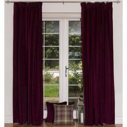 Akatlar Matte Eyelet Blackout Thermal Curtains Rosalind Wheeler Size per Panel: 228 W x 228 D cm