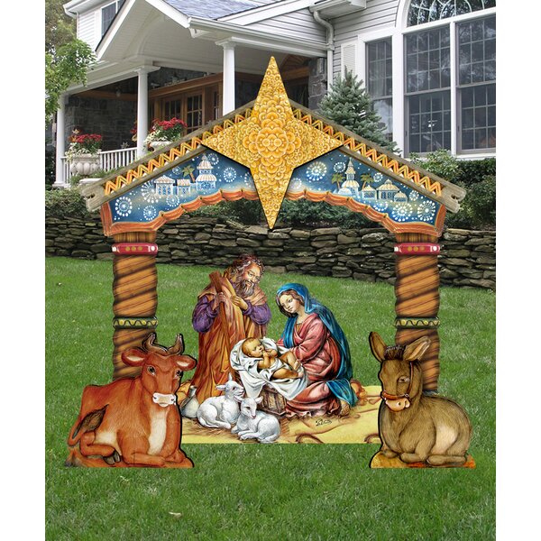 Nativity Lawn Art by The Holiday Aisle