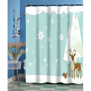 Forest Friend Shower Curtain