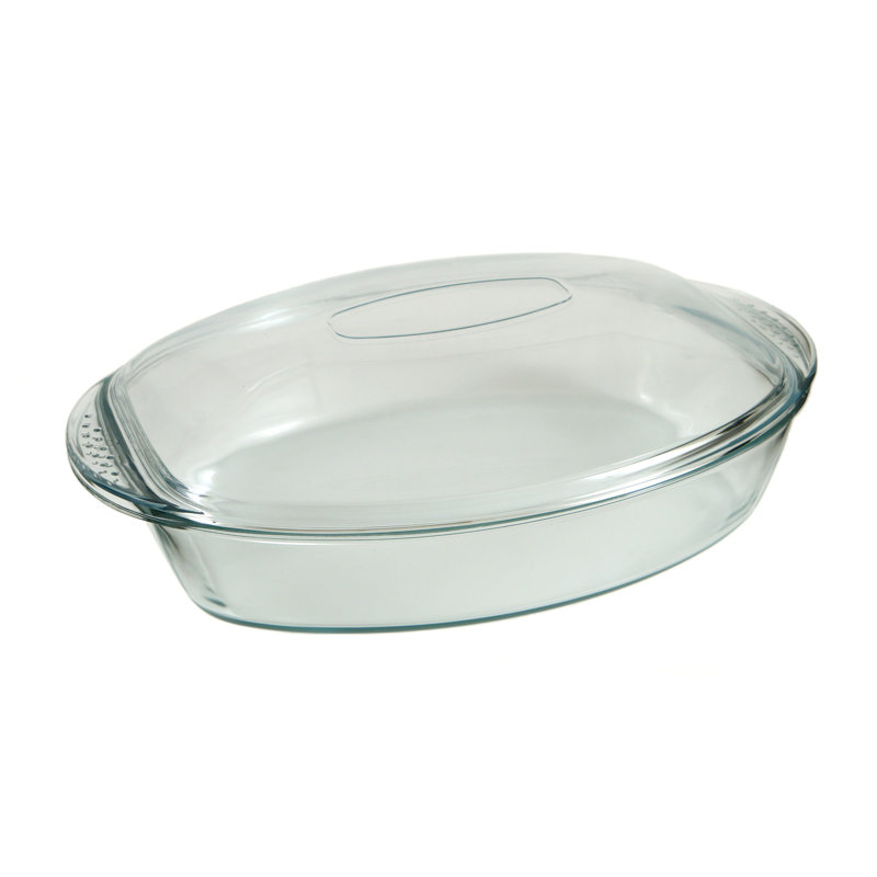 Marinex Prediletta 4 Qt Glass Oval With Lid Wayfair