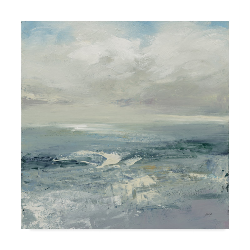 Highland Dunes Waves Abstract Acrylic Painting Print On Wrapped