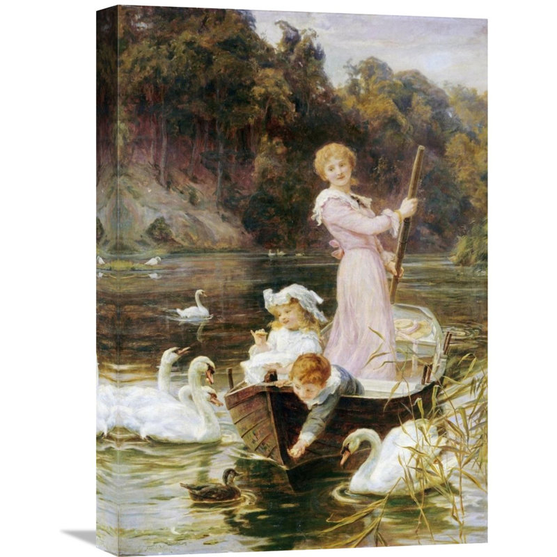Global Gallery A Day On The River By Frederick Morgan Painting