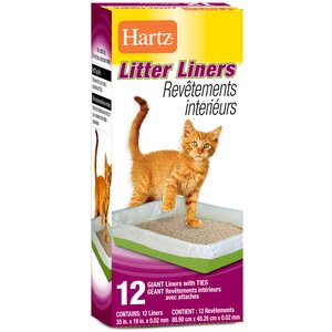 Giant Litter Liners With Ties 12 Count