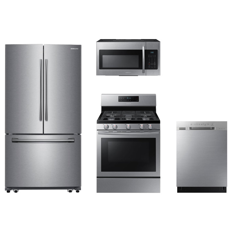 Samsung 4 Piece Kitchen Package with French Door ...