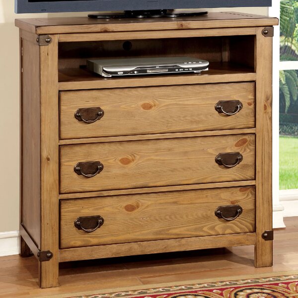 Shellson 3 Drawer Media Chest By Millwood Pines