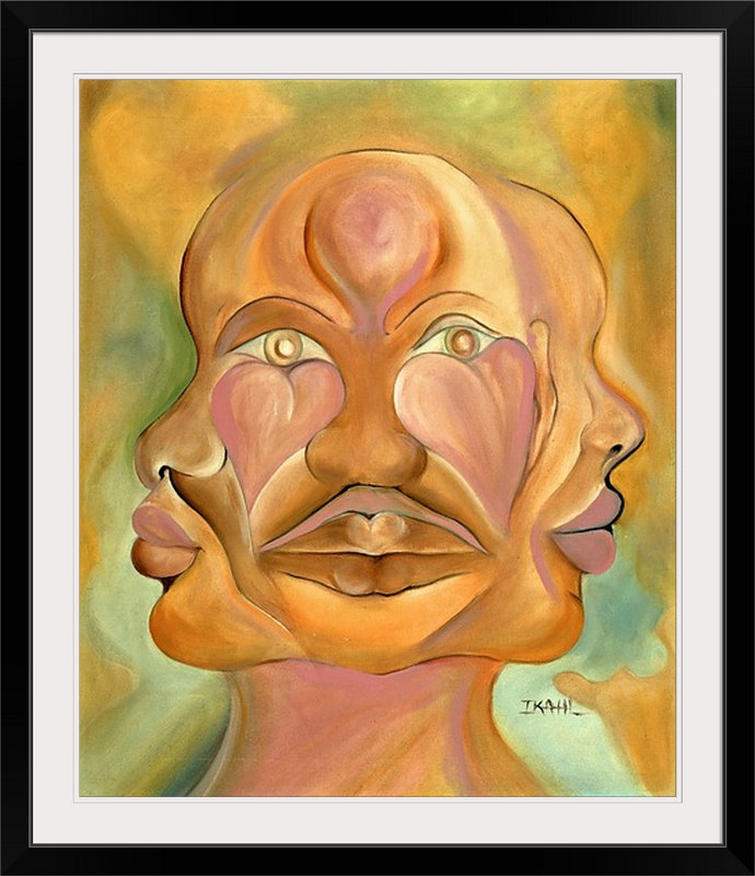 Great Big Canvas Faces Of Copulation By Ikahl Beckford Painting Print Wayfair