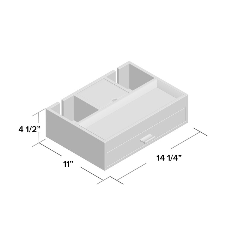 Latitude Run Dresser Valet Jewelry Organizer Tray Reviews Wayfair