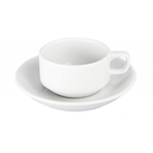 Bistro 3 oz. Espresso Cup and Saucer (Set of 4)