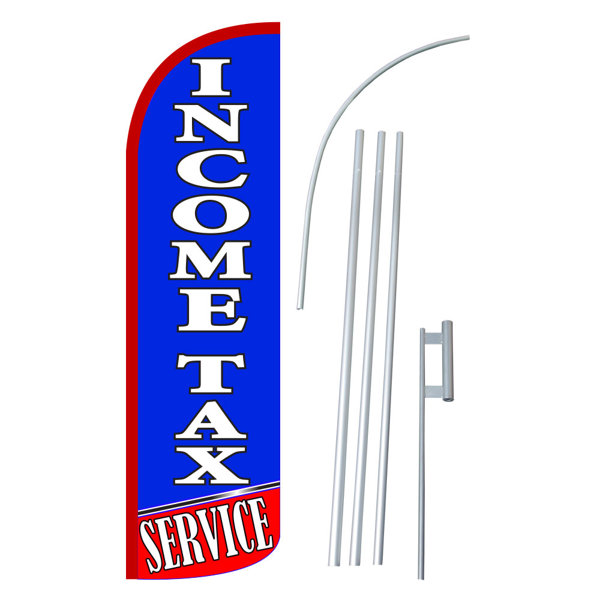 Neoplex Income Tax Service Polyester 180 X 30 In Flag Set Wayfair