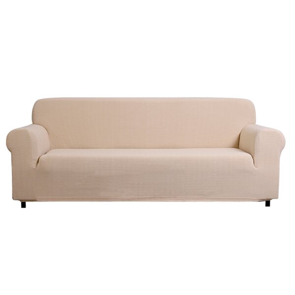 Box Cushion Sofa Slipcover By Winston Porter