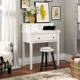 Small Natural Wood Desk Wayfair