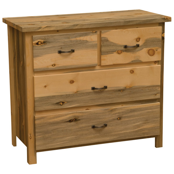 Looking for Blue Stain Pine Low Boy 4 Drawer Dresser By Fireside Lodge Herry Up