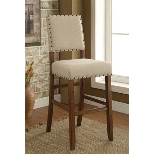 Counter Stools On Wheels Wayfair Shaniya Counter Height Upholstered Bar Stool Set Of 2