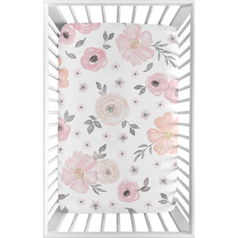 NEW Summer Infant Full Size Crib Sheet Pink FREE SHIPPING