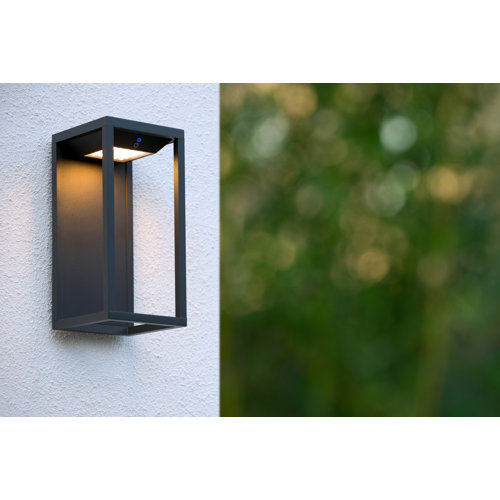 Tenso Solar LED Outdoor Wall Lantern Lucide