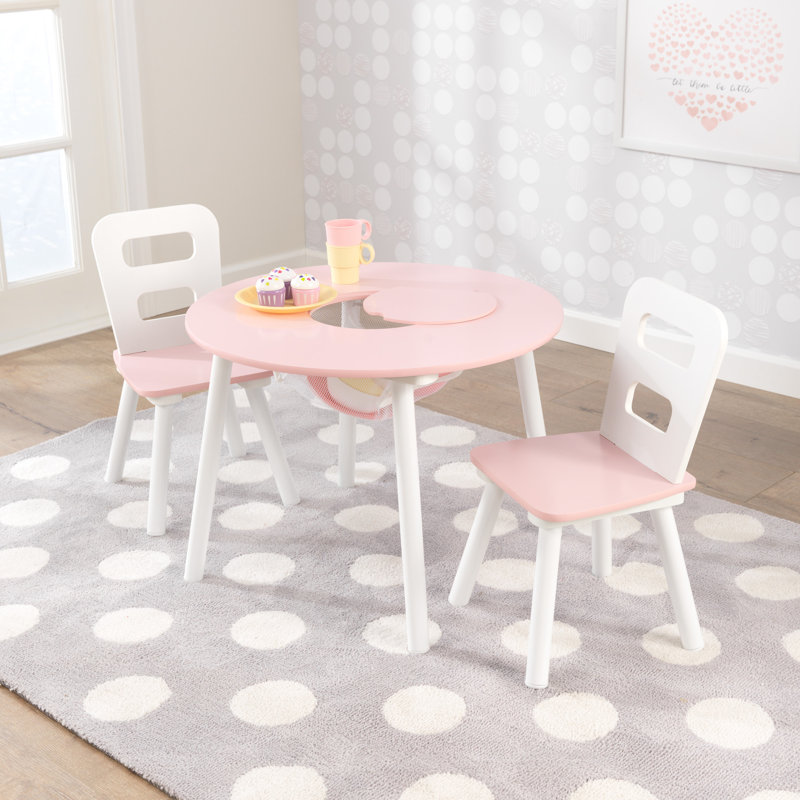 KidKraft Round Storage Table & 2 Chair Set & Reviews Wayfair.co.uk