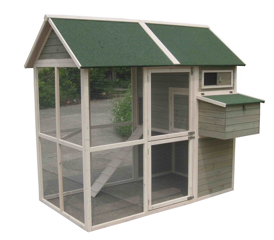 Innovation Pet Coops and Feathers Walk-in Chicken Coop 