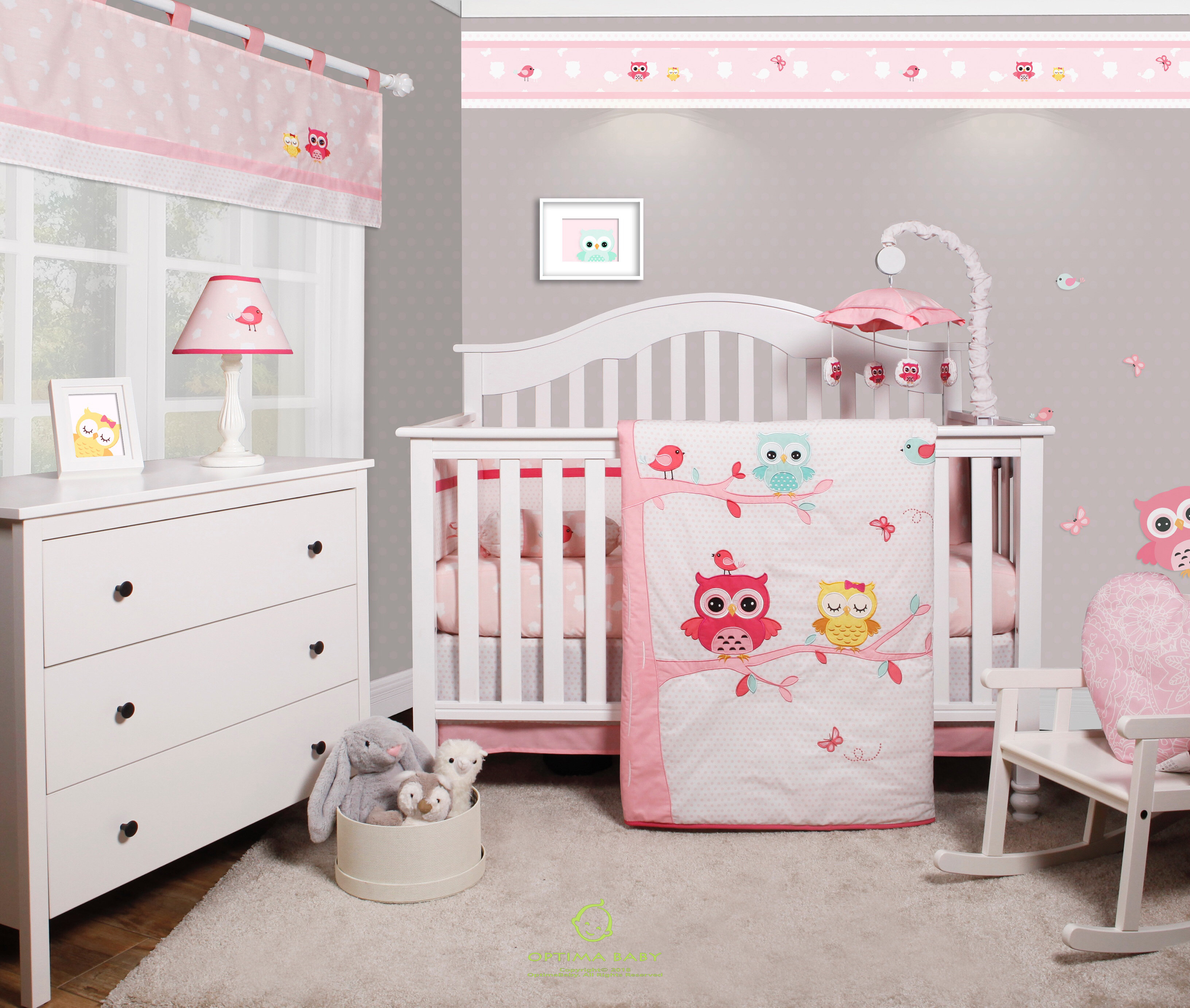 Harriet Bee Doncaster Enchanted Owls Family Baby Girl Nursery 6