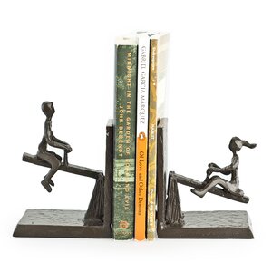 See Saw Metal Bookend (Set of 2)