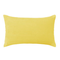 yellow rectangular cushion
