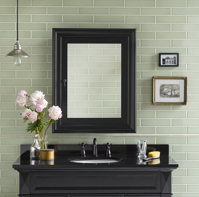 Ronbow William 27.25" x 34" Recessed or Surface mount Medicine