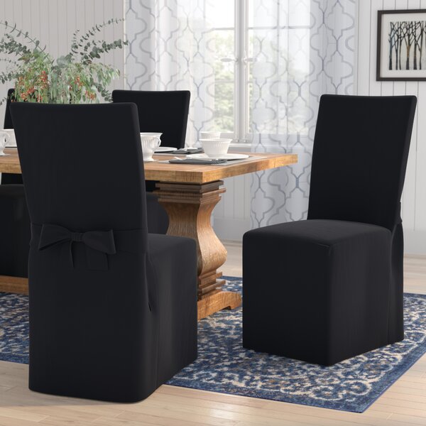 Review Box Cushion Dining Chair Slipcover