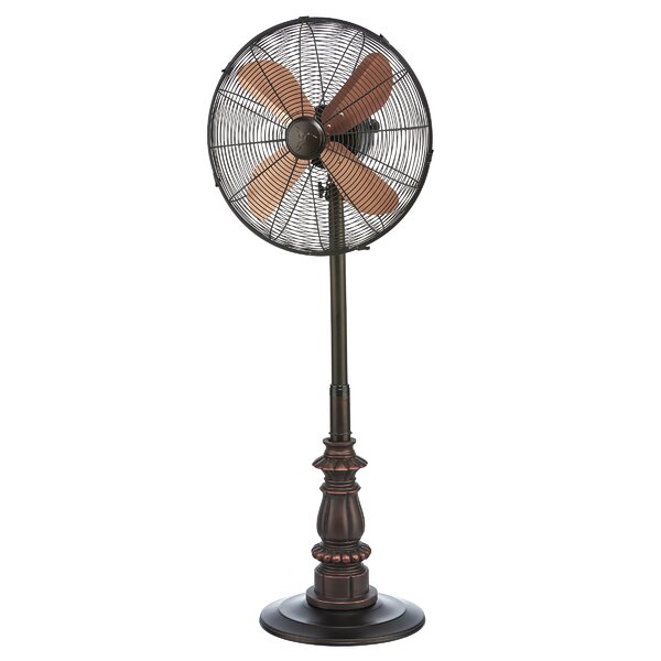 Pinion Adjustable Oscillating Floor Fan by Astoria Grand