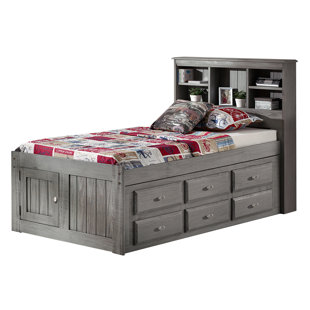 Queen Captains Bed 6 Drawers Wayfair Dave Twin Mate S Captain Bed With 12 Drawers