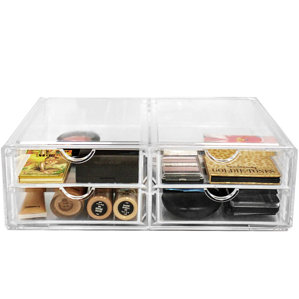 4 Drawer Cosmetic Organizer with Frees..