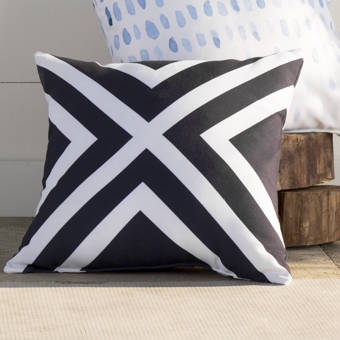 Marcus Geometric Outdoor Throw Pillow Reviews Allmodern