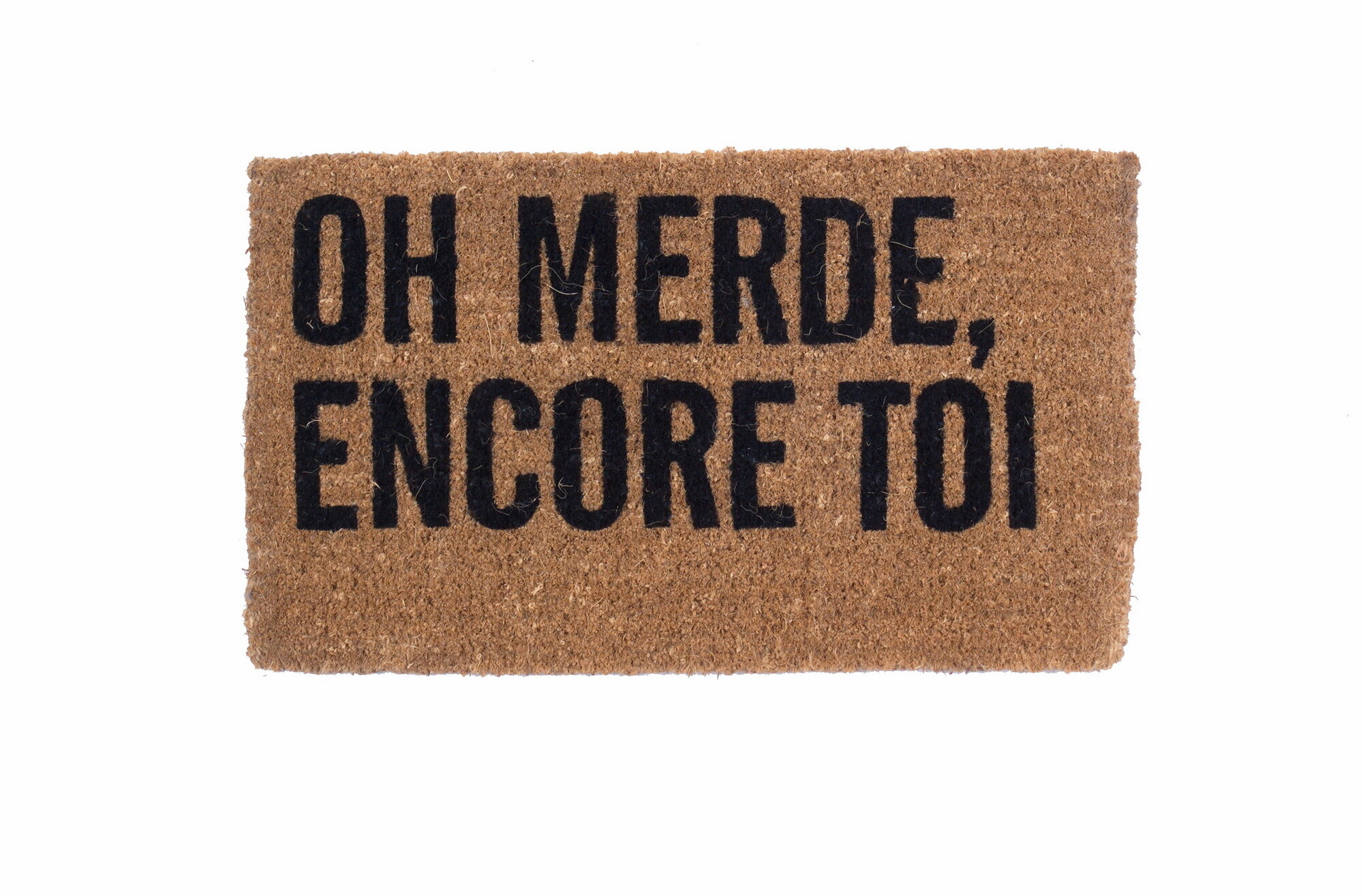 Oh No Not You Again French 30 In X 18 In Outdoor Door Mat