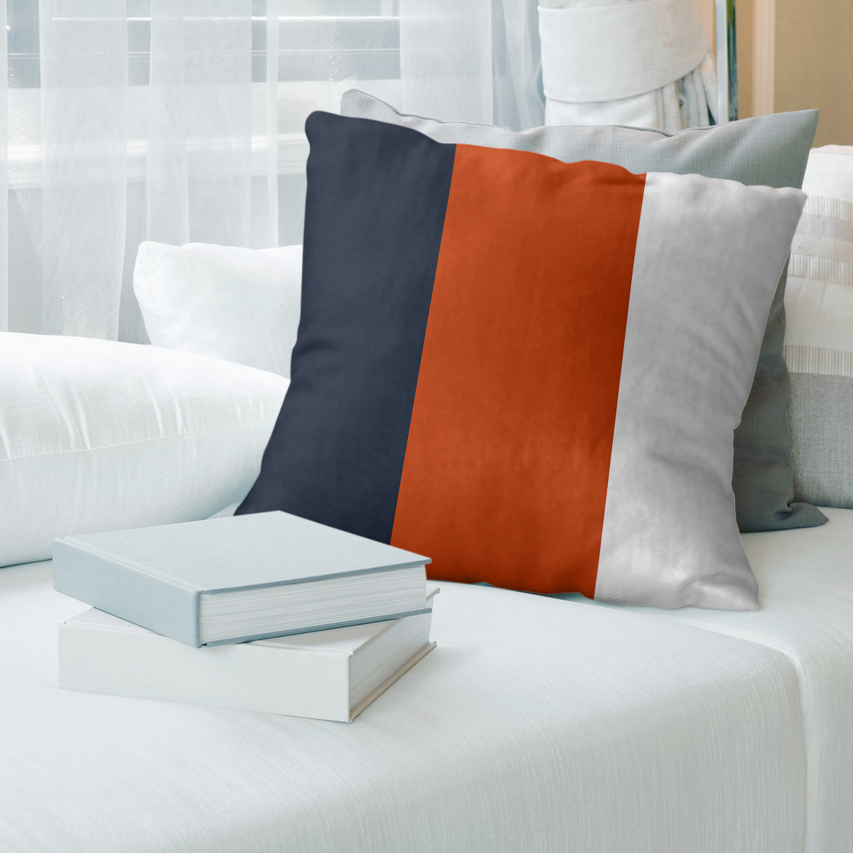 East Urban Home Chicago Football Euro Pillow Cover Wayfair