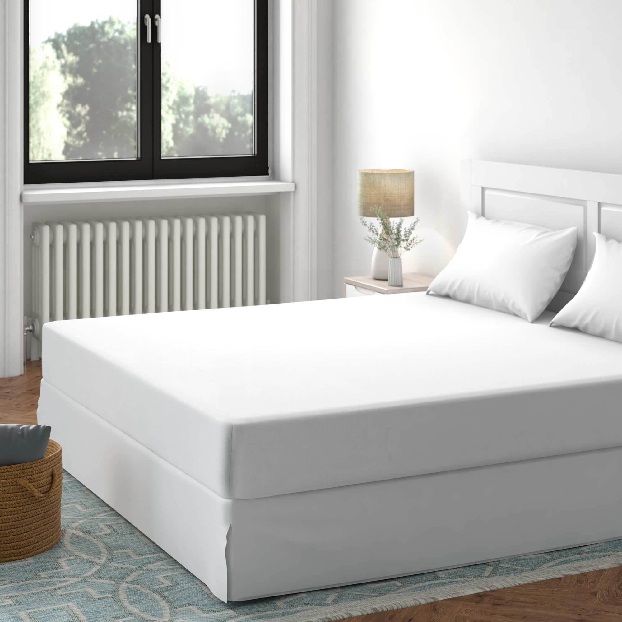 FITTED /& FLAT BED SHEETS PILLOWCASES PLAIN DYED COTTON PERCALE QUALITY ALL SIZES