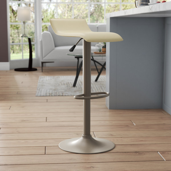 Vincent Adjustable Height Swivel Bar Stool by Latitude Run