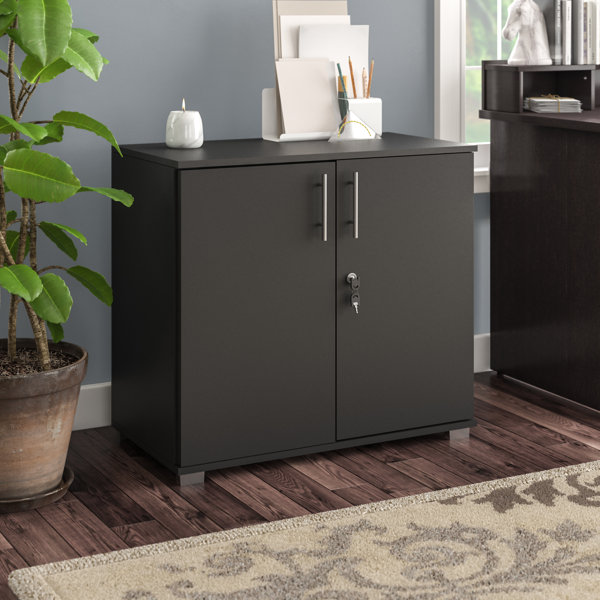 Rebrilliant Lancaster Desk Height Storage Cabinet Reviews Wayfair