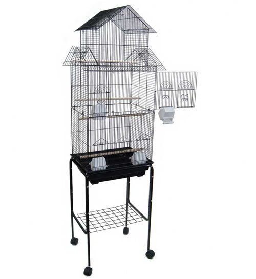 Hoffman Pagoda Top Small Bird Cage with Stand by Tucker Murphy Pet