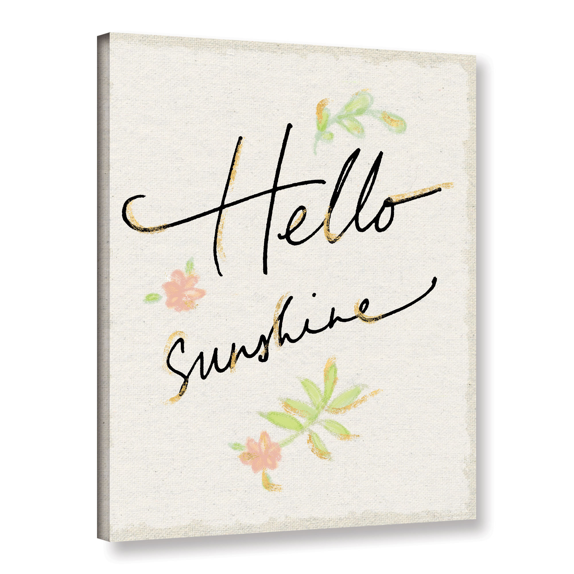 Viv Rae Hello Sunshine Canvas Art Wayfair